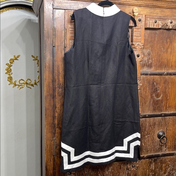 Eliza J Black & White Mod Shift Dress – Size 14 - Picture 6 of 7
